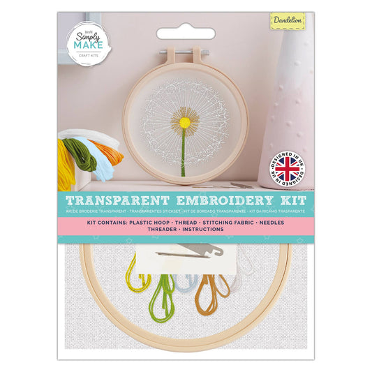 Simply Make Embroidery Kit - Dandelion