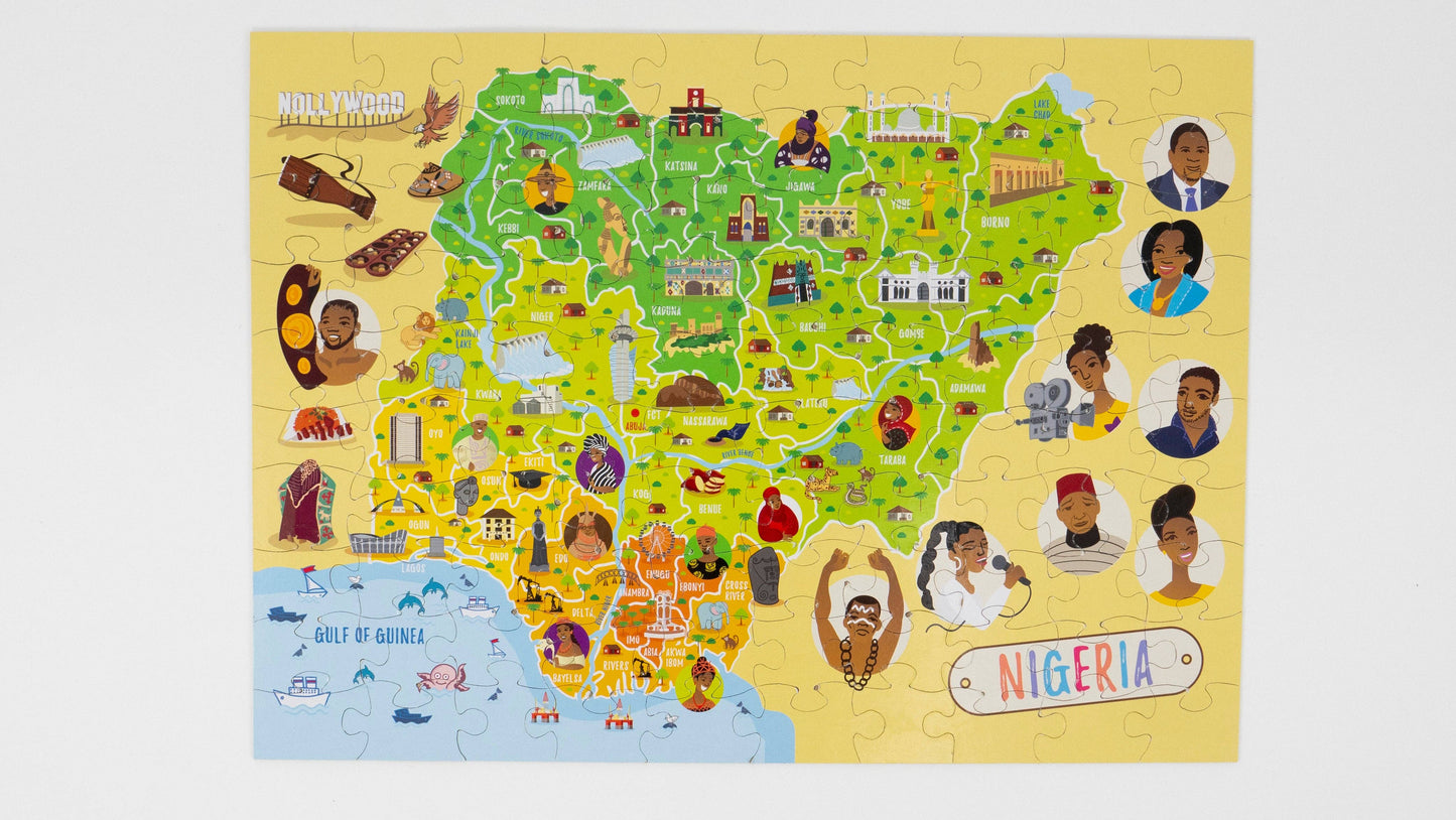 Nigeria Map Jigsaw Puzzle