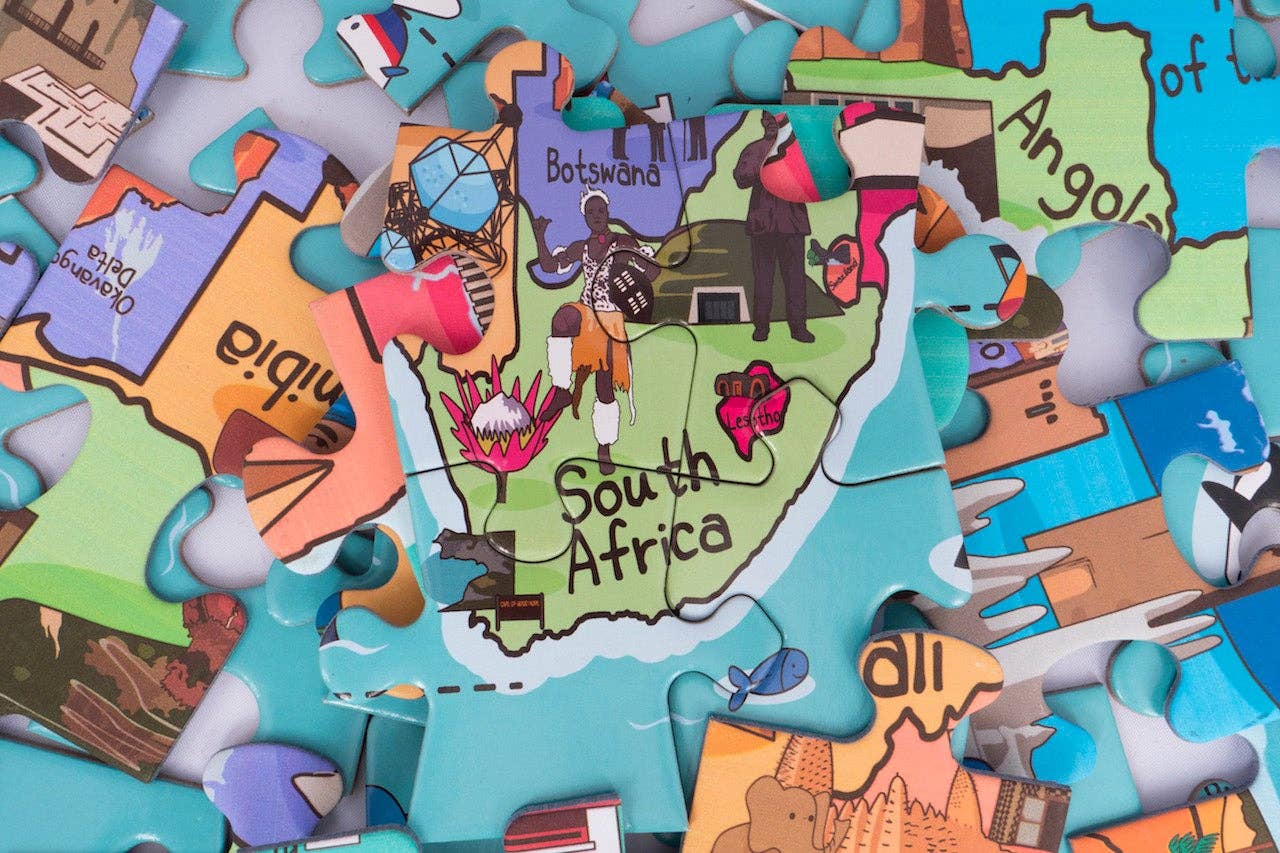 Africa Map Giant Jigsaw Puzzle