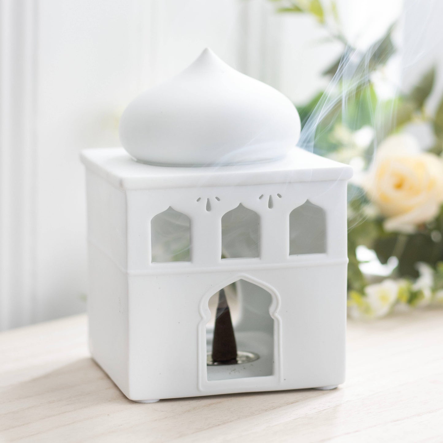 Mosque Oil Burner and Incense Cone Holder