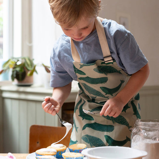 Whale Children's Apron