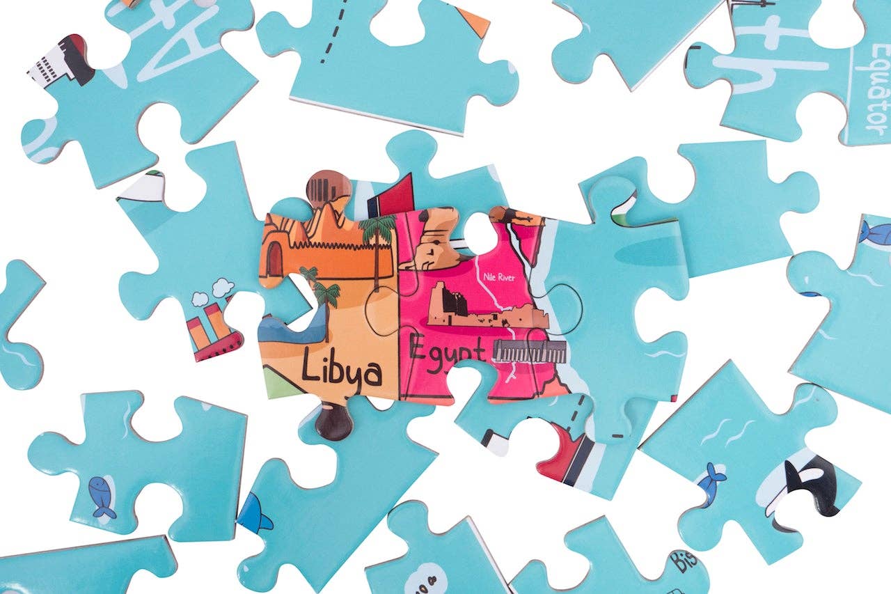 Africa Map Giant Jigsaw Puzzle