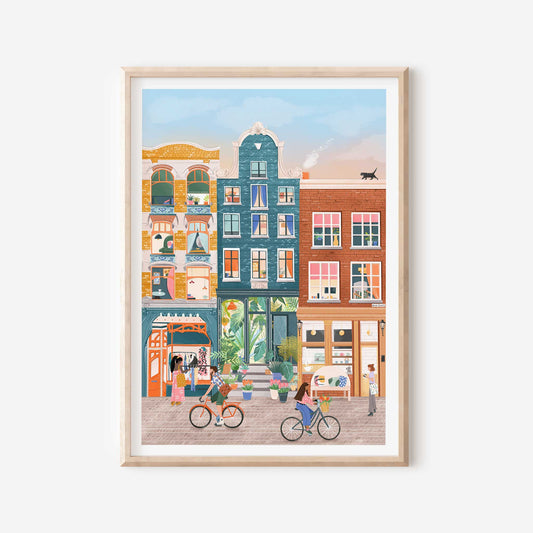  Amsterdam Print: A3