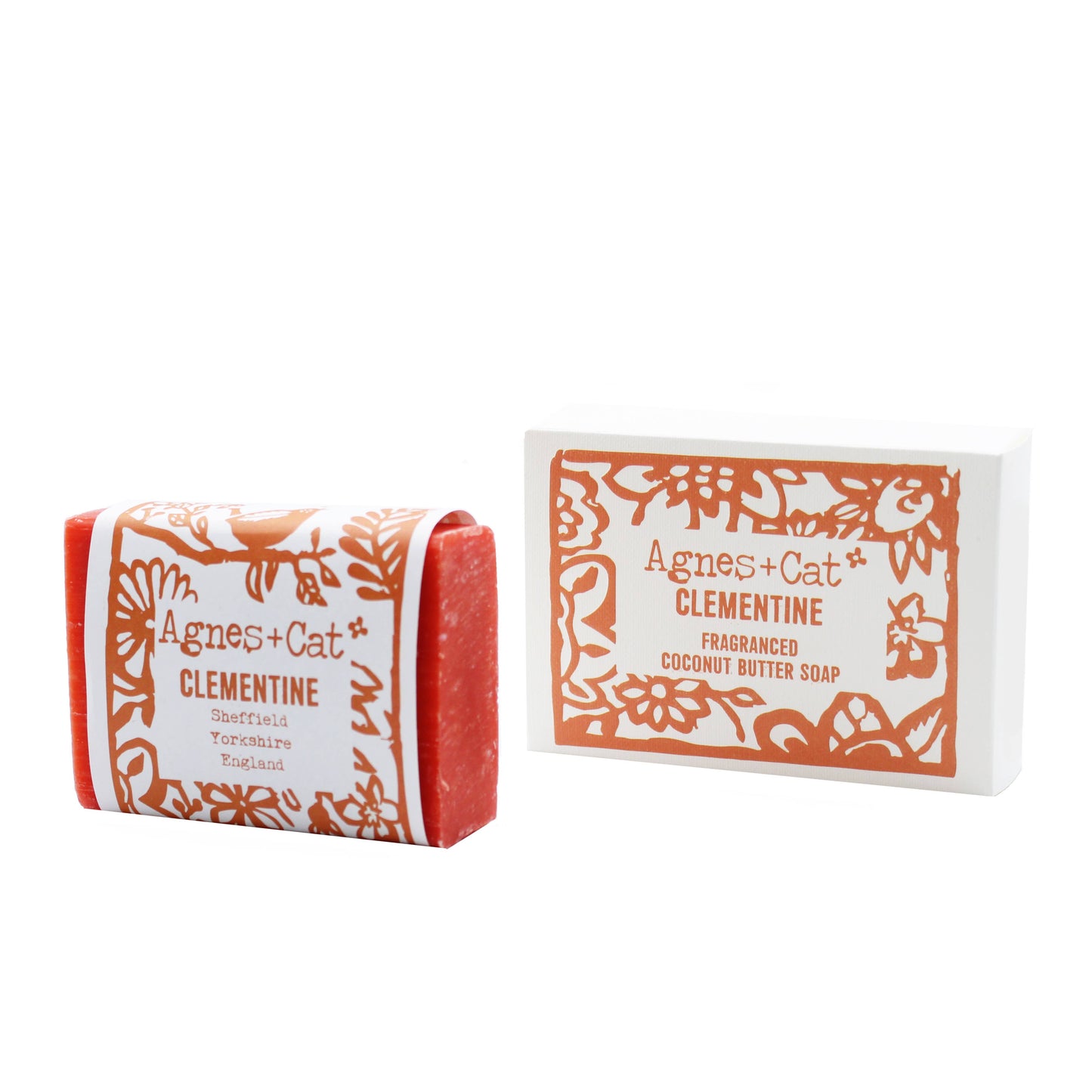 Clementine 140g Coconut Butter Soap - Agnes and Cat