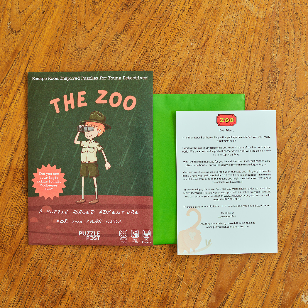 Puzzle Post Escape Game The Zoo