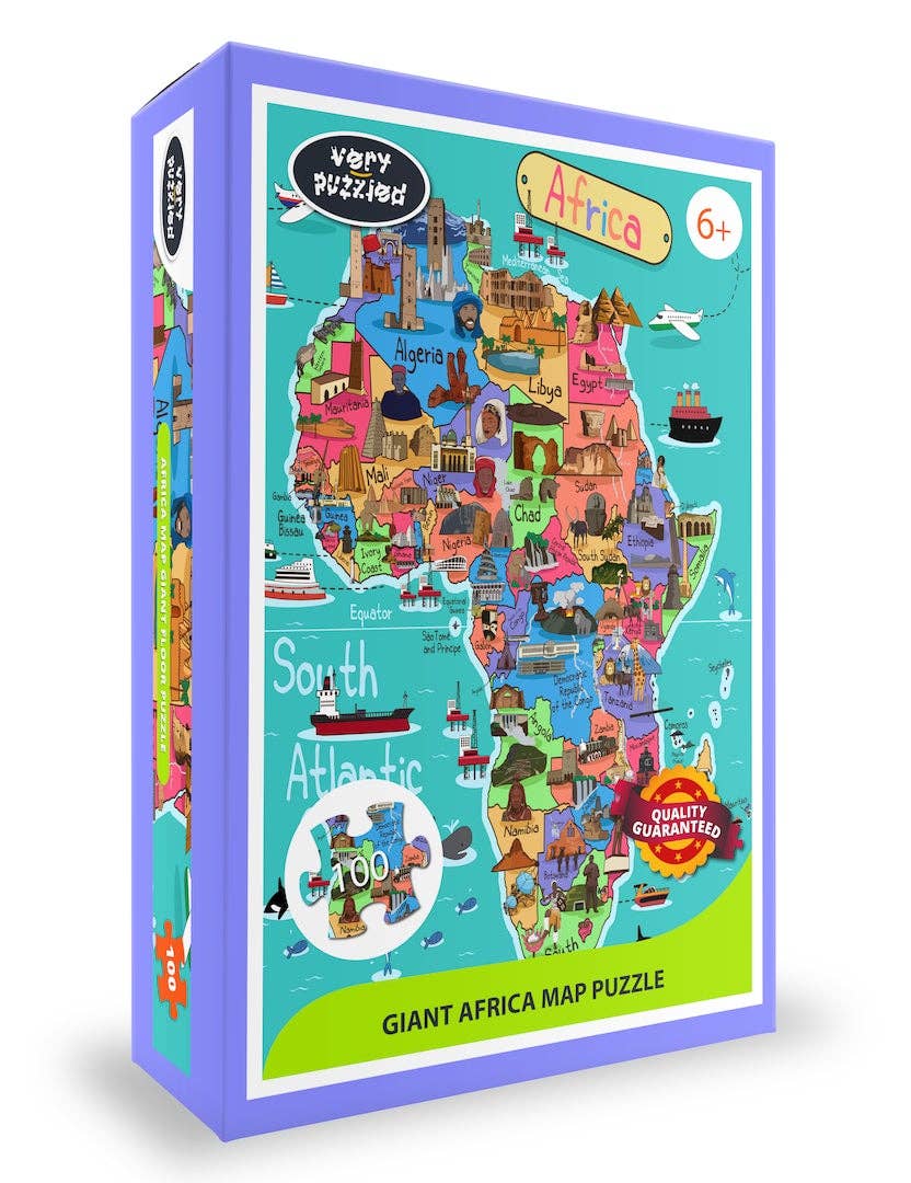 Africa Map Giant Jigsaw Puzzle