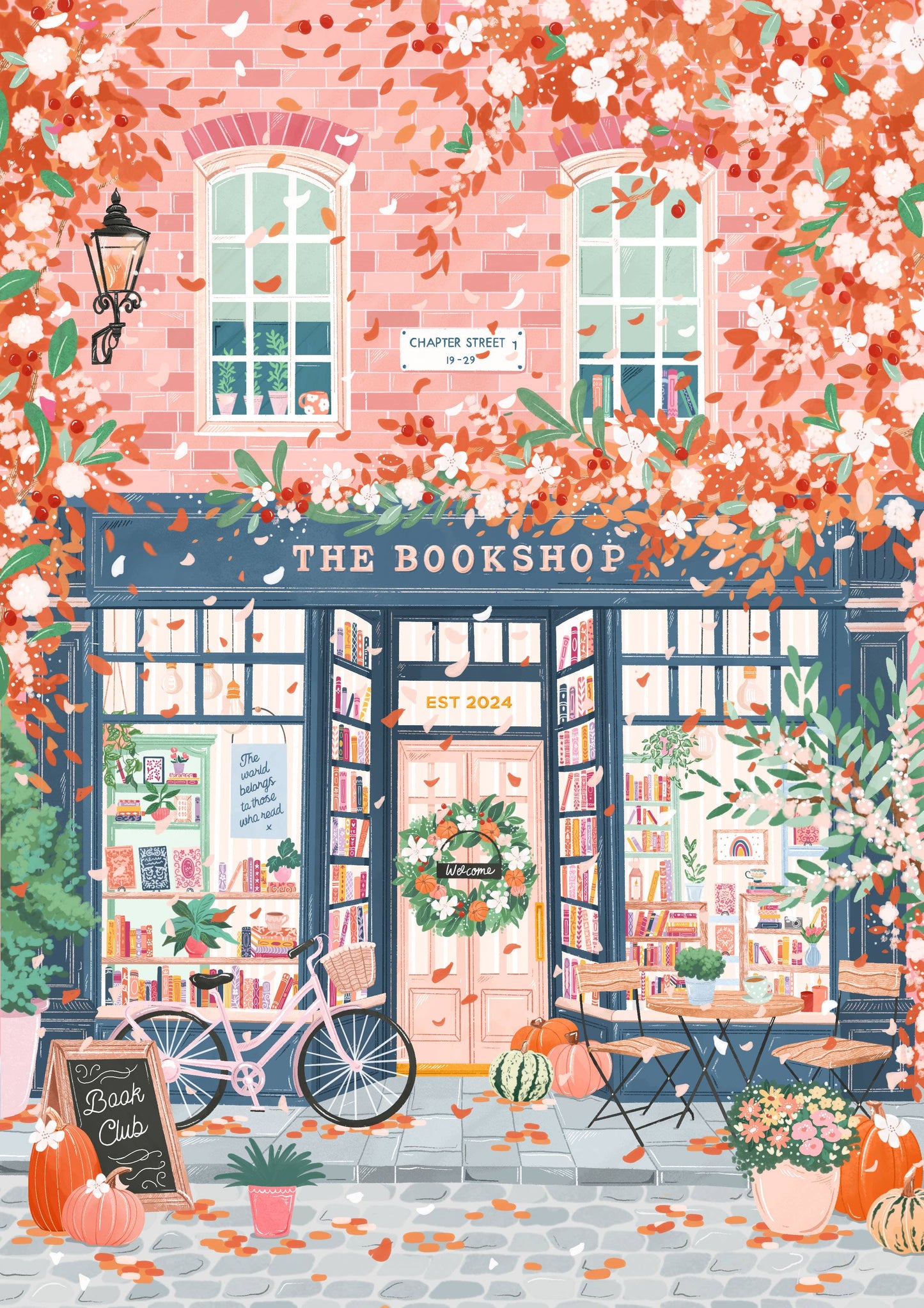 Autumn Bookshop: A3