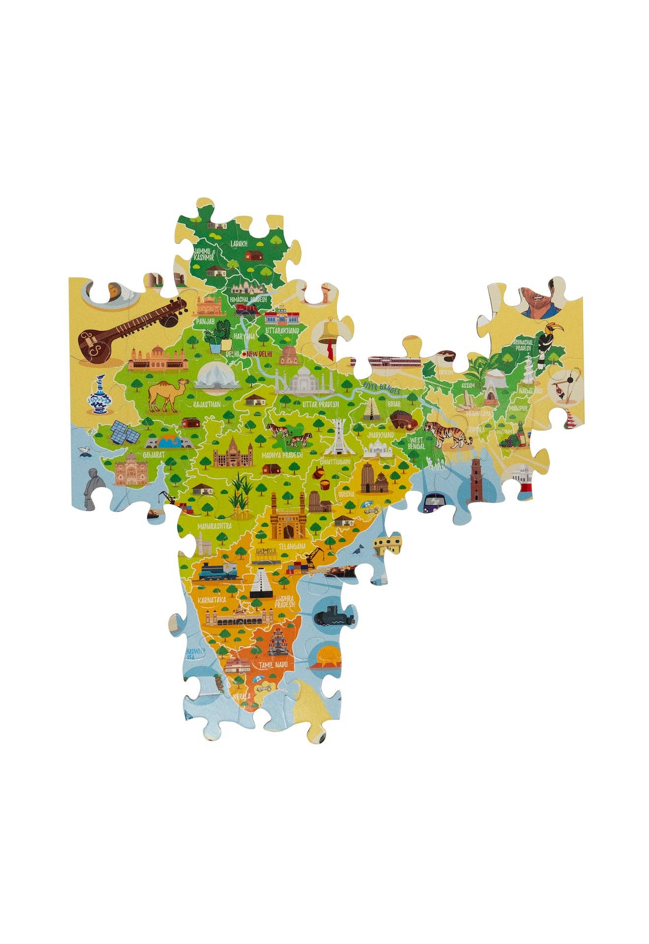 India Map Jigsaw Puzzle