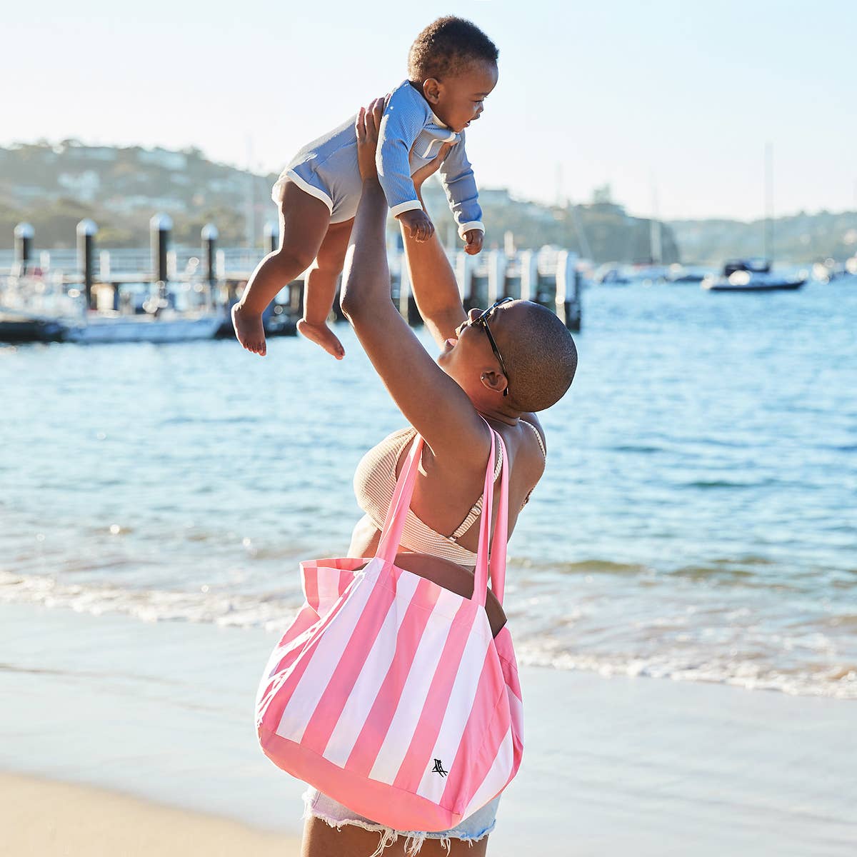 Dock & Bay Everyday Tote Bag, Malibu Pink - Medium