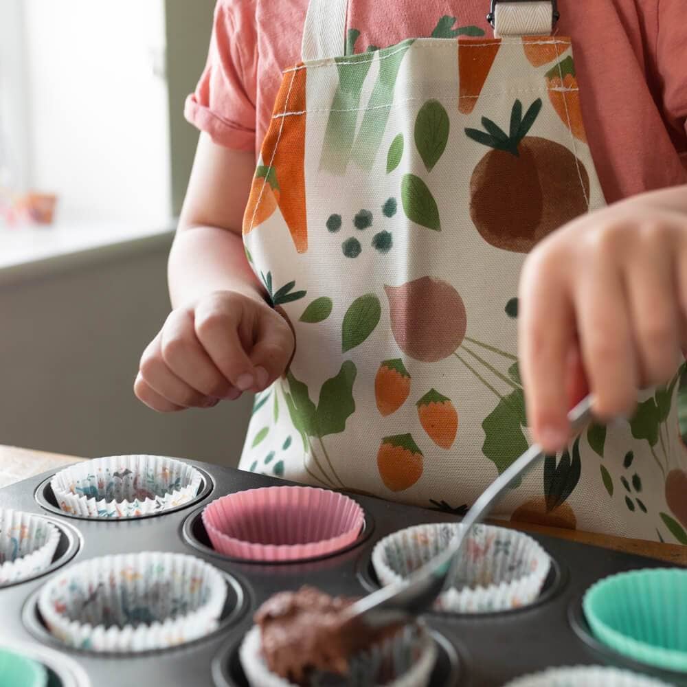 Veggie Print Children's Apron