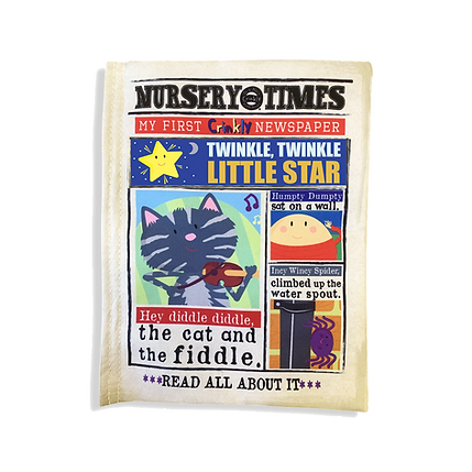 Nursery Times Crinkly Newspaper - Nursery Rhymes 1