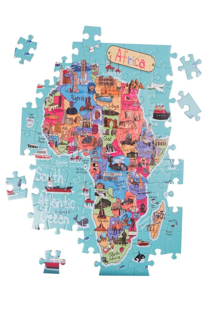 Africa Map Giant Jigsaw Puzzle