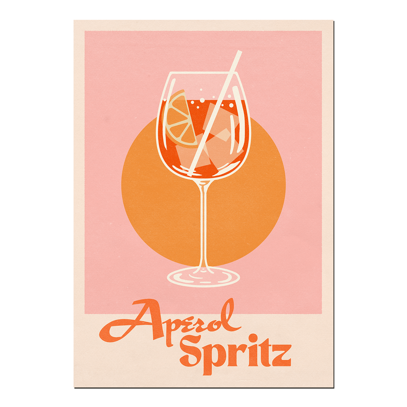 Aperol Spritz Print: A3