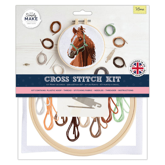 Simply Make Cross Stitch Kit - Horse