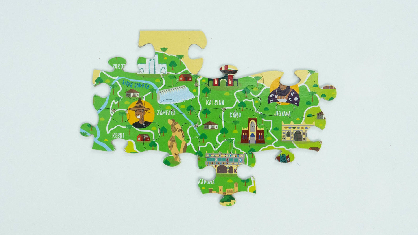 Nigeria Map Jigsaw Puzzle