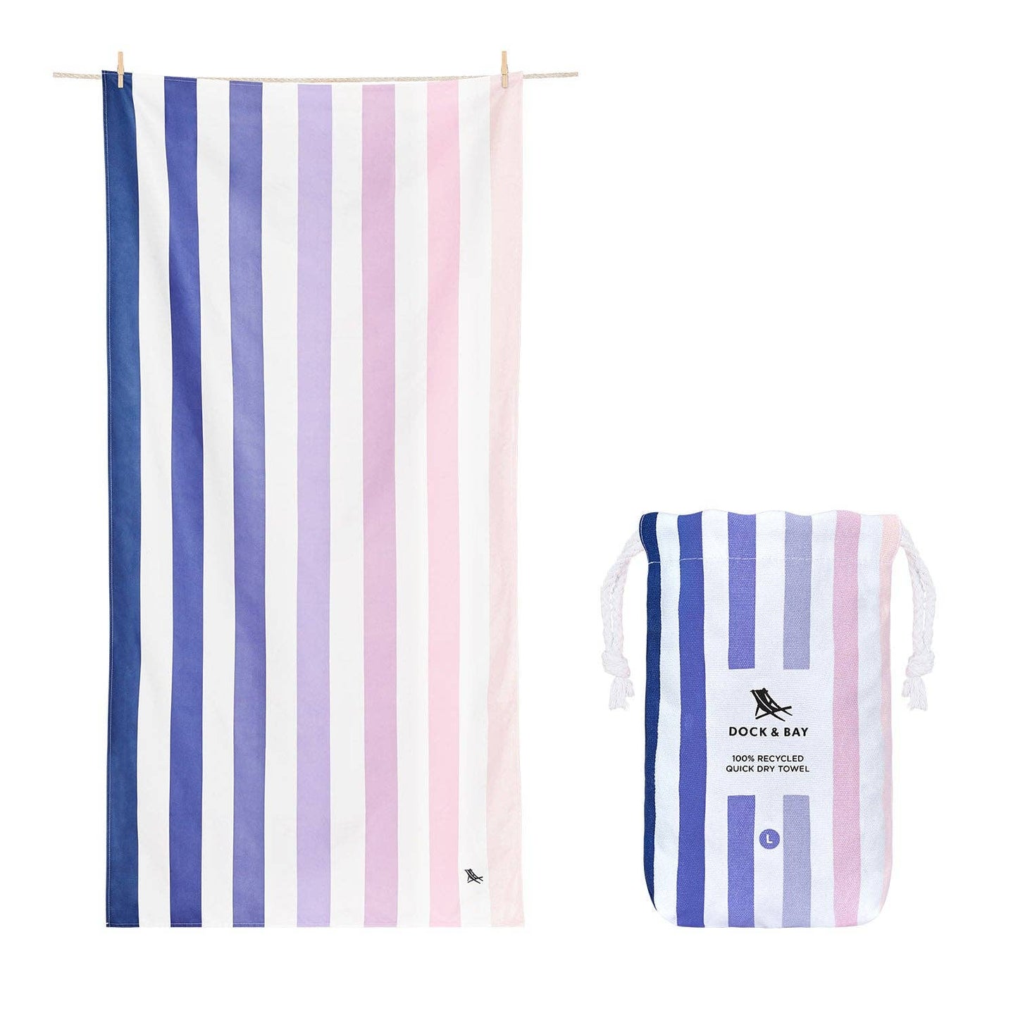 Dock & Bay Quick Dry Towels - Summer - Dusk to Dawn: Extra Large (78x35")