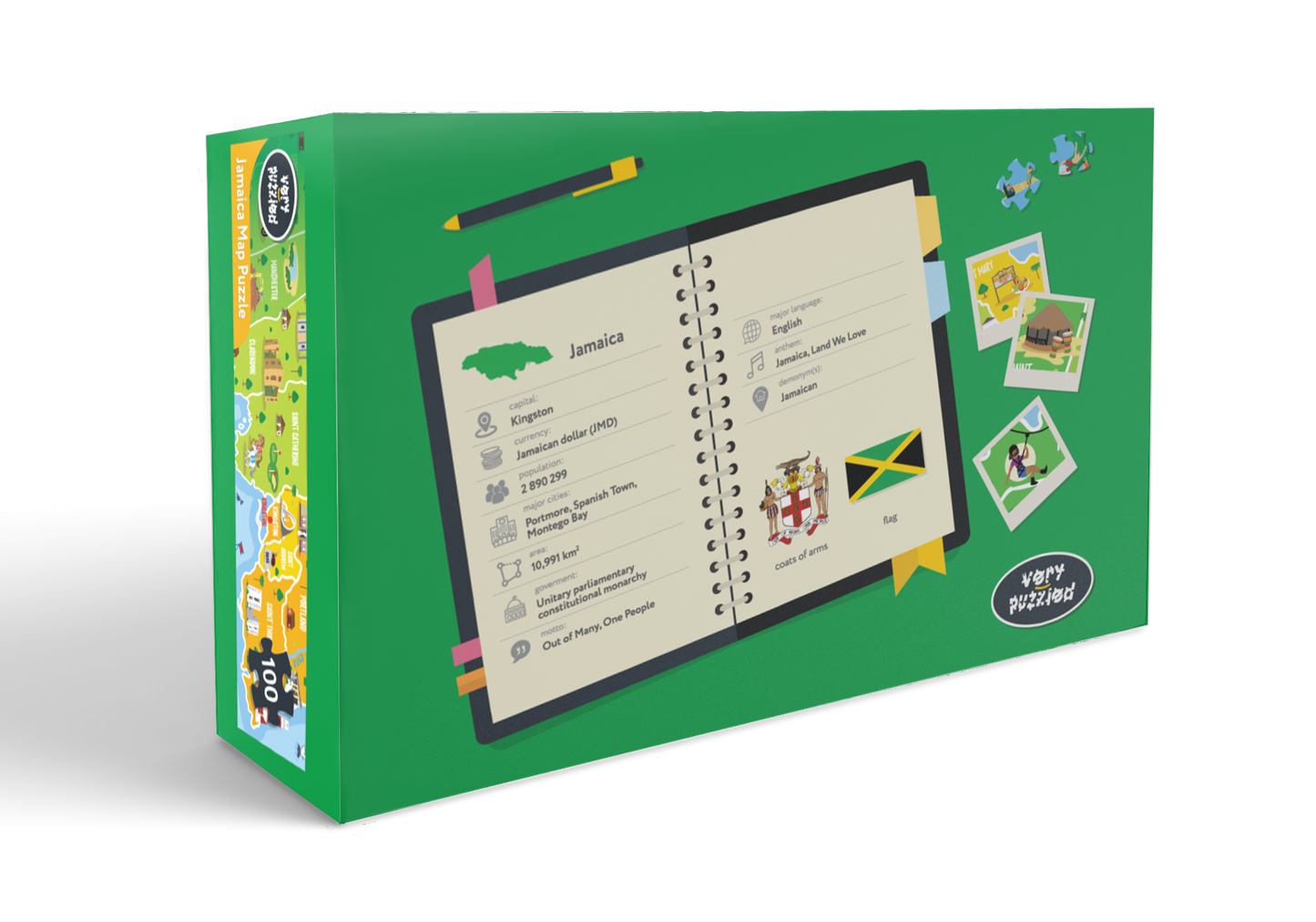 Jamaica Map Jigsaw Puzzle