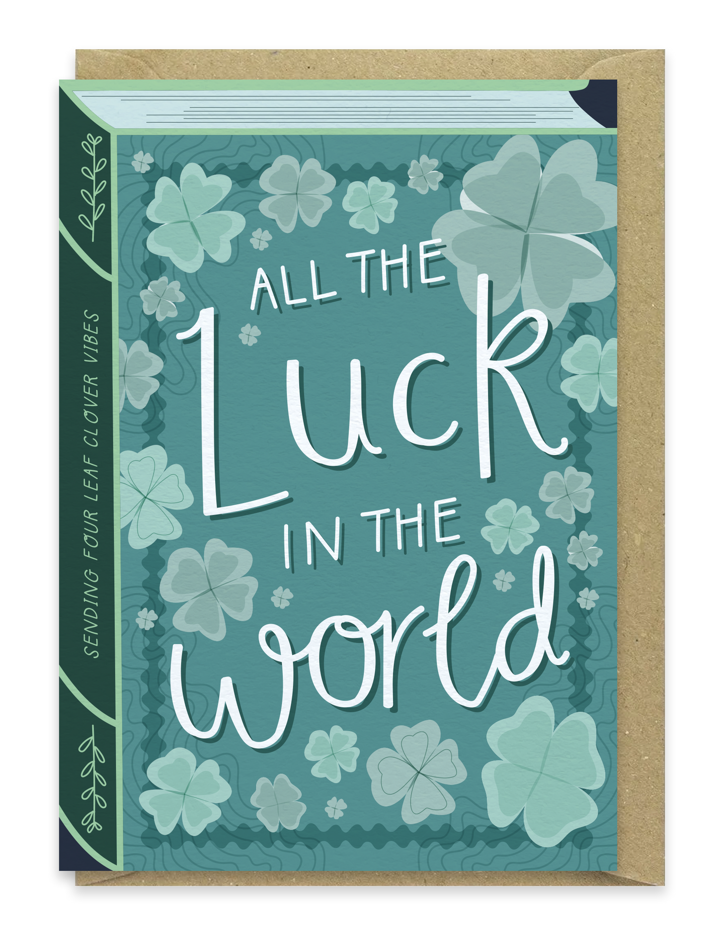 All the Luck  – Luxury Book Good Luck Card: Naked and Nested