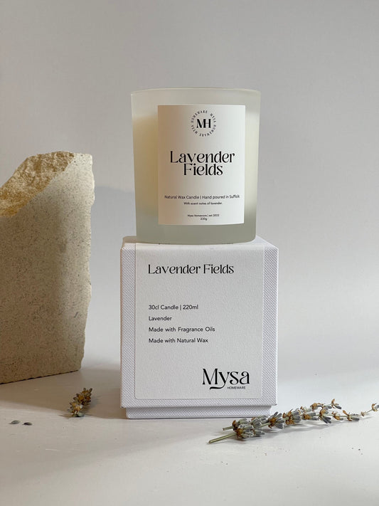 Mysa Candle Large Lavender Fields 30cl