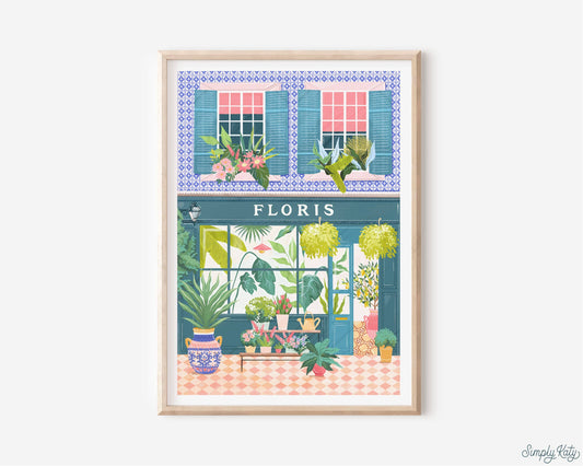 Florist Shop Print: A3