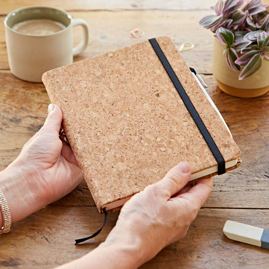 Natural Cork A5 Notebook: Natural