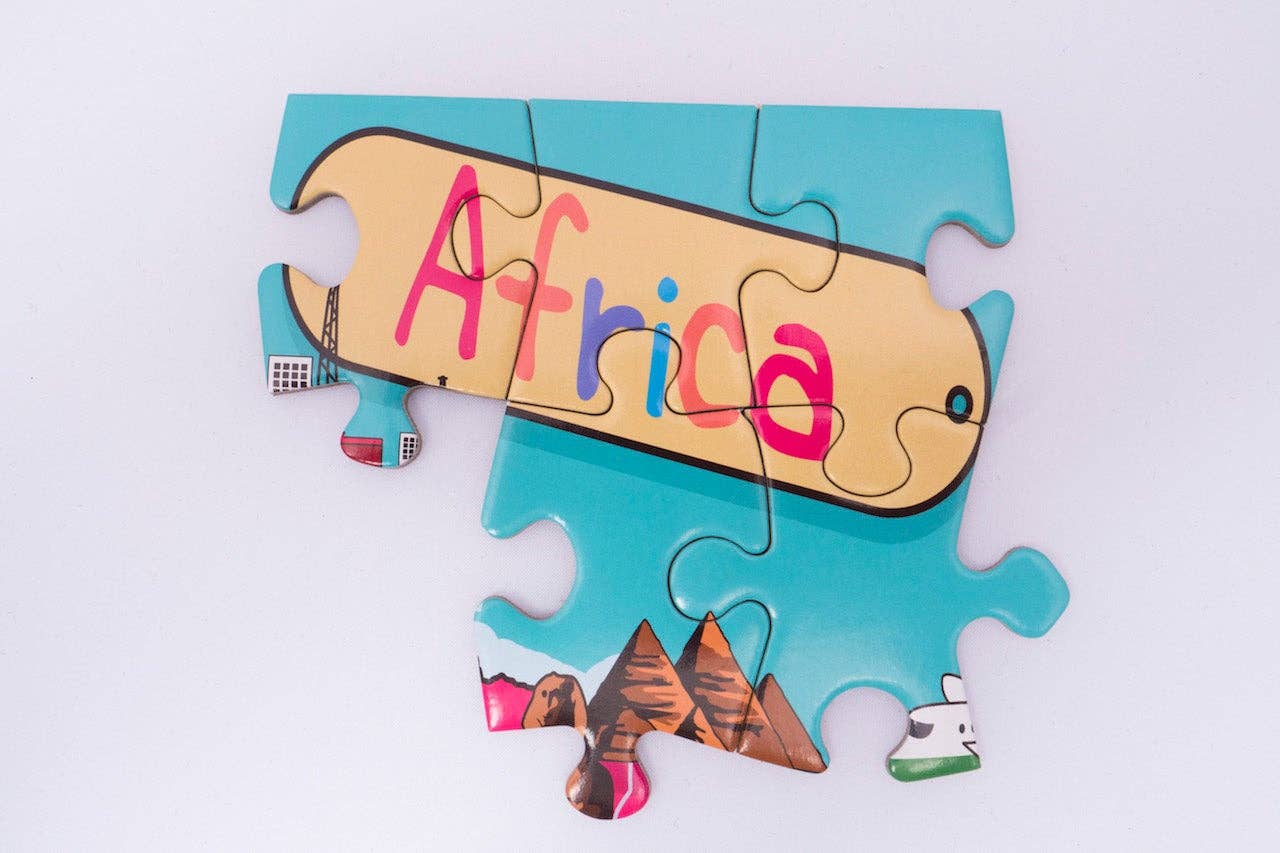 Africa Map Giant Jigsaw Puzzle