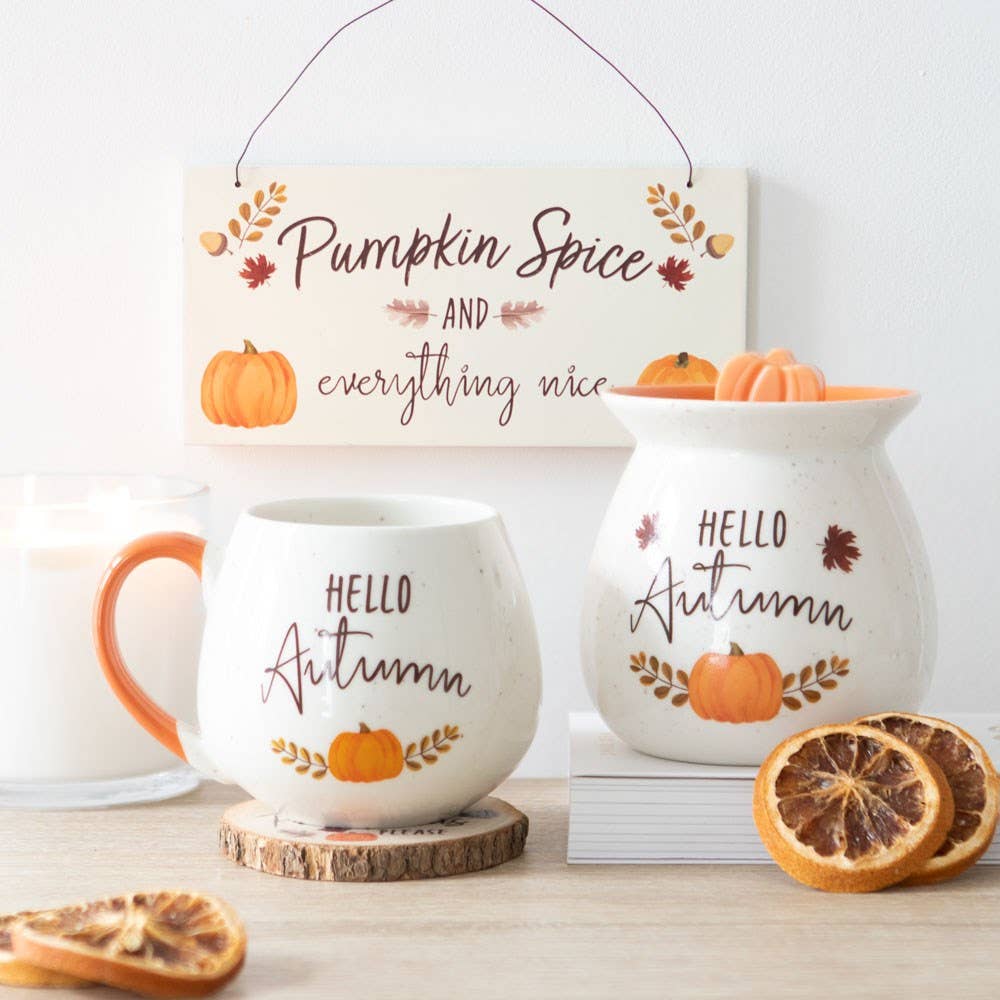 20cm Pumpkin Spice Hanging Fall and Autumn Sign