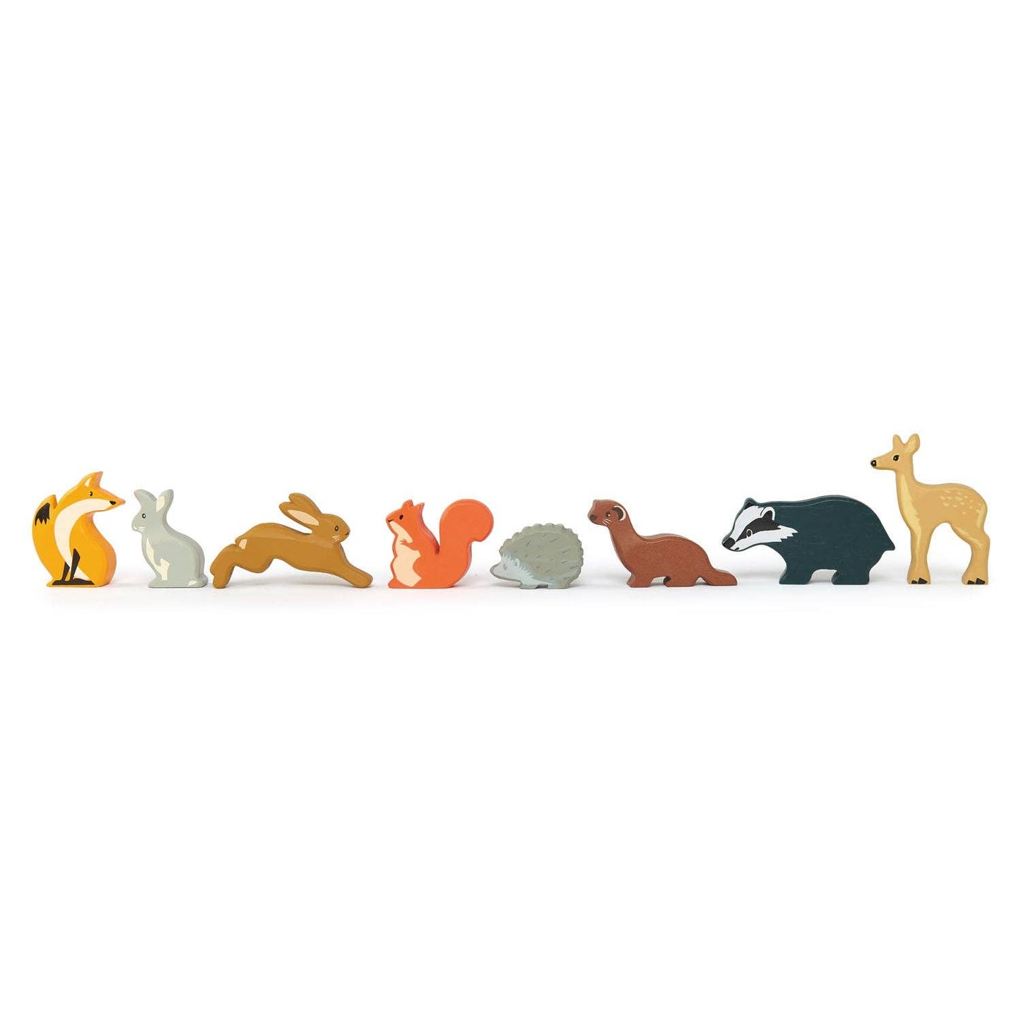 8 Woodland Animals & Shelf