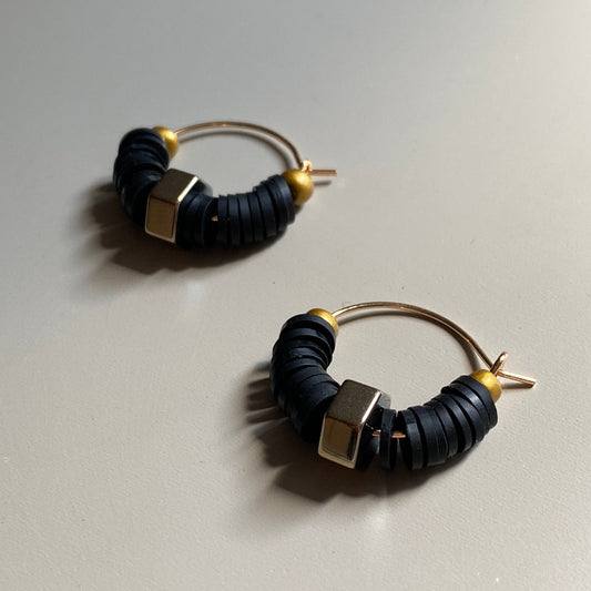 Gist Jewellery Clay Hoop Earrings